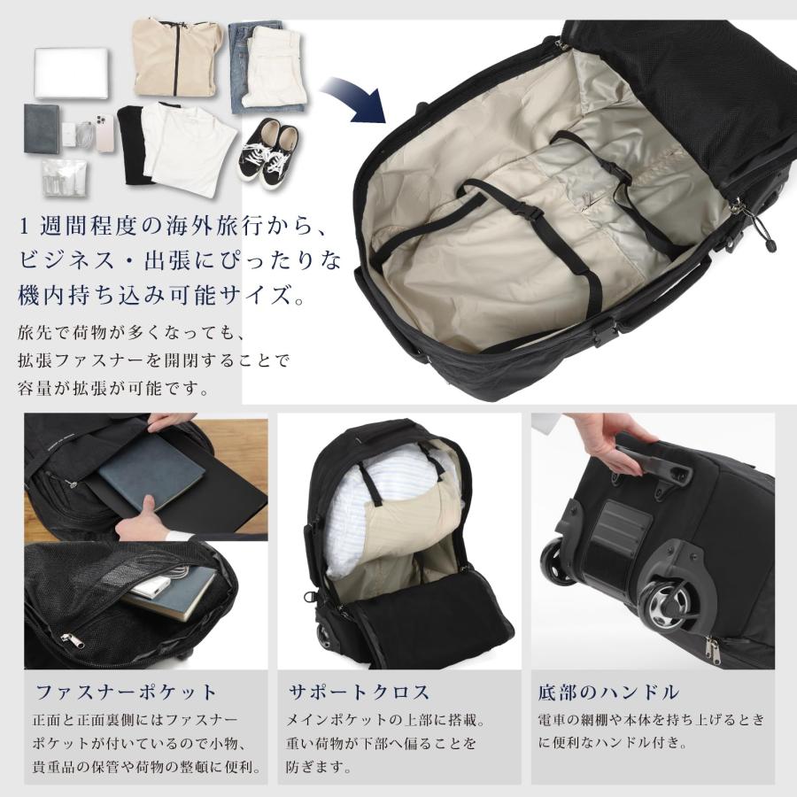 DISCOVER NEW HORIZONS] 機内持ち込みサイズ背負えるソフトキャリー