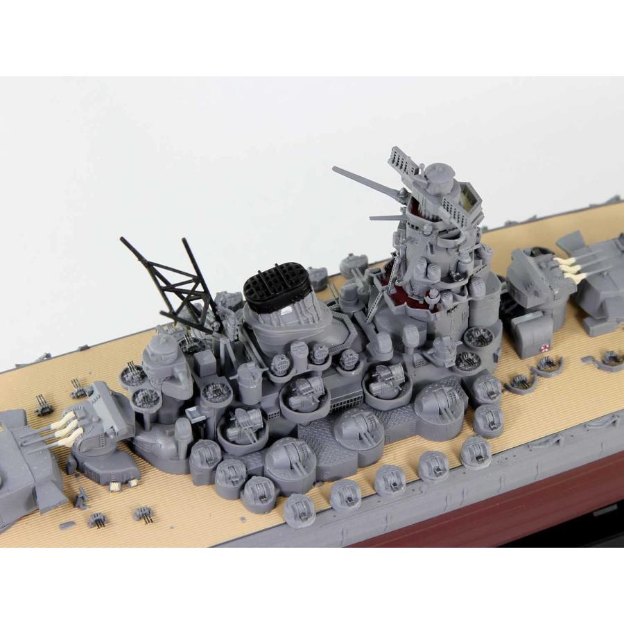ピットロード WPシリーズ 日本海軍 戦艦 大和 最終時 全長約376mm 1/700スケール 塗装済みプラモデル WP01｜goodzero｜06