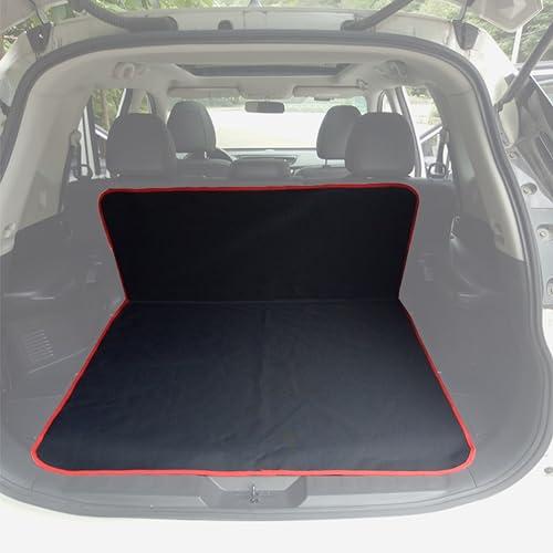 Temiry 車 ラゲッジマット 汎用 撥水 トランクシート 滑り止め カー汎用品 荷台マット 汚れに強い ワンタッチバックル 取付簡単 ...