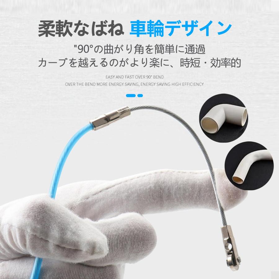 15M/25M通線ワイヤー ロッド径 3.0mm 通線 電線通し 通線工具cd 15M/25M通線ワイヤー ロッド径 3.0mm 通線 電線通し 通線工具cd