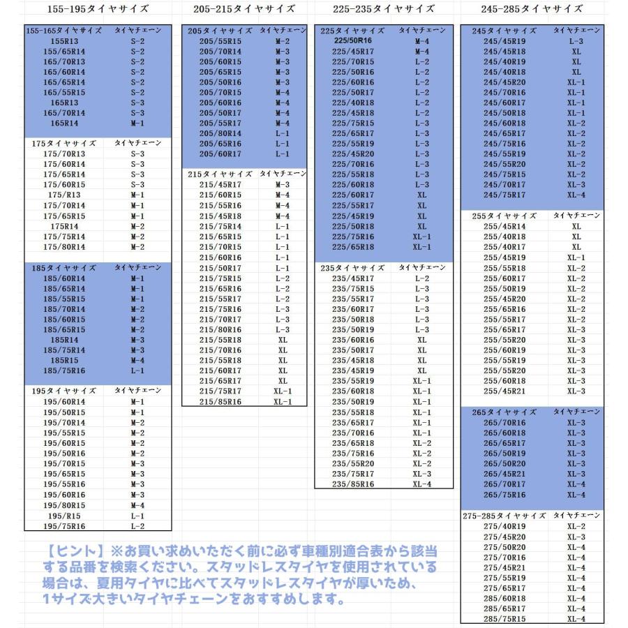 SWITISAN 非金属 タイヤチェーン スノーチェーン 簡単装着 チェーン