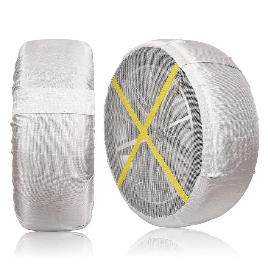 MOOKXUU タイヤチェーン 布製 スノータイヤチェーン 雪 スノーソック