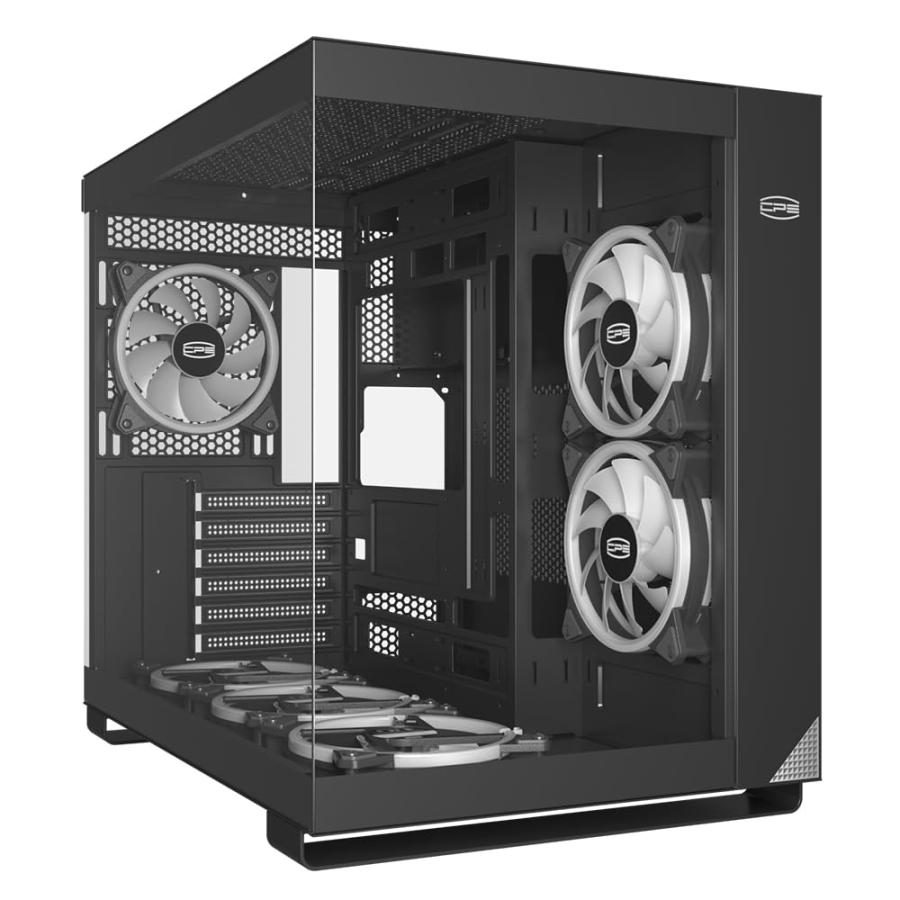 CPS 高透過率ガラス採用 ピラーレスPCケース C3T500-ARGB-BK CPS 高透過率ガラス採用 ピラーレスPCケース C3T500-ARGB-BK
