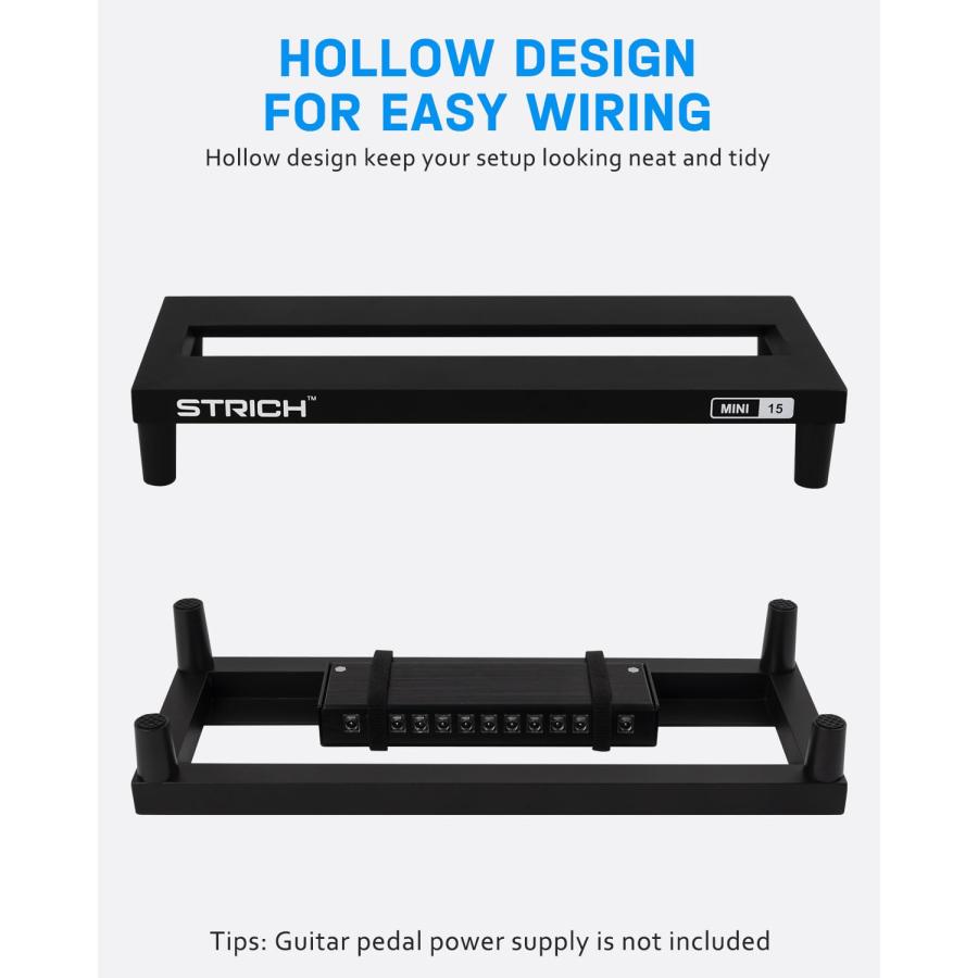 STRICH エフェクターボード アルミ合金 0.38kg 超軽量 ギター
