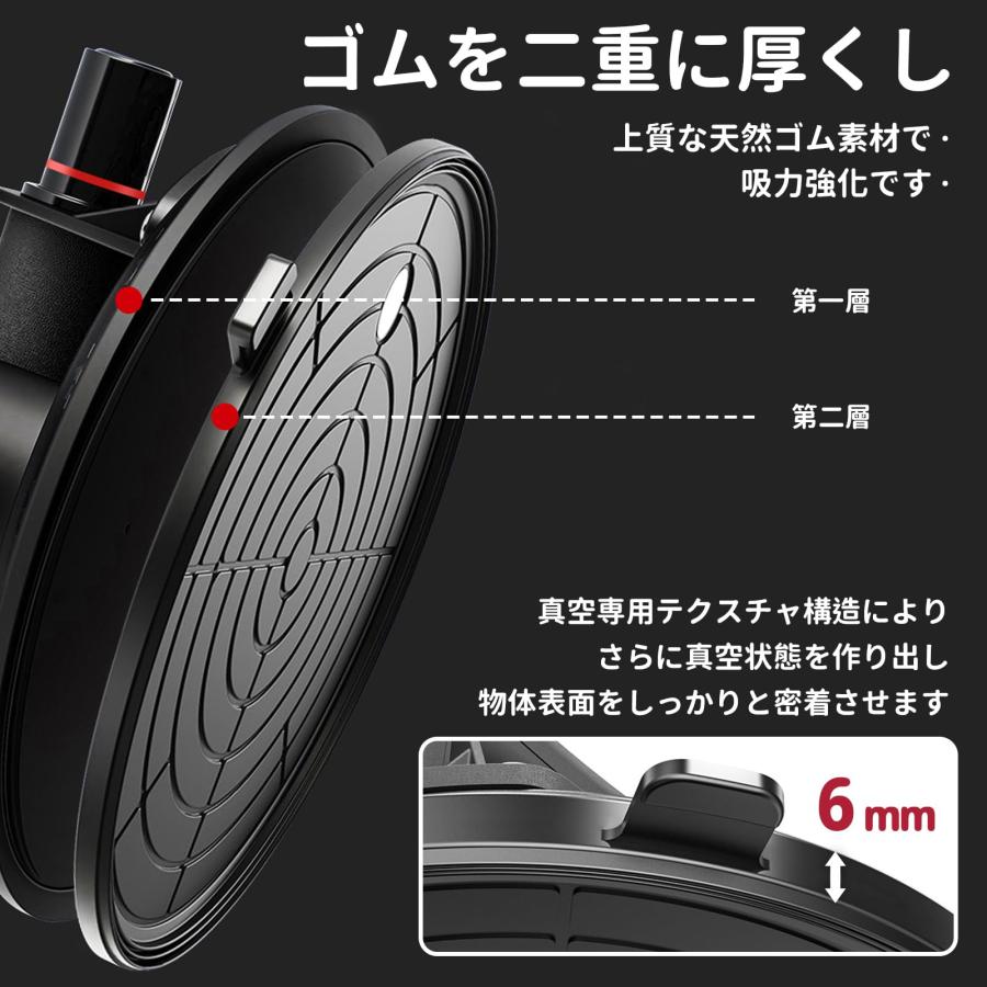 COYXiCE バキュームリフター 強力で真空吸盤 ガラス吸盤 耐荷重200kg