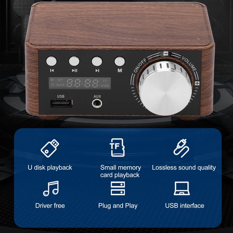 Zerodis サウンドアンプ オーディオアンプ ステレオオーディオアンプ