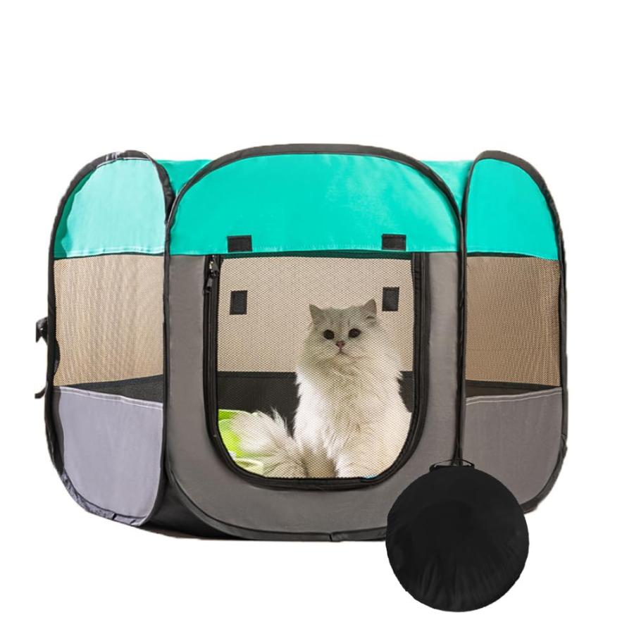 Benebomo六角形ペット 折りたたみサークル 猫ケージ メッシュ Benebomo六角形ペット 折りたたみサークル 猫ケージ メッシュ