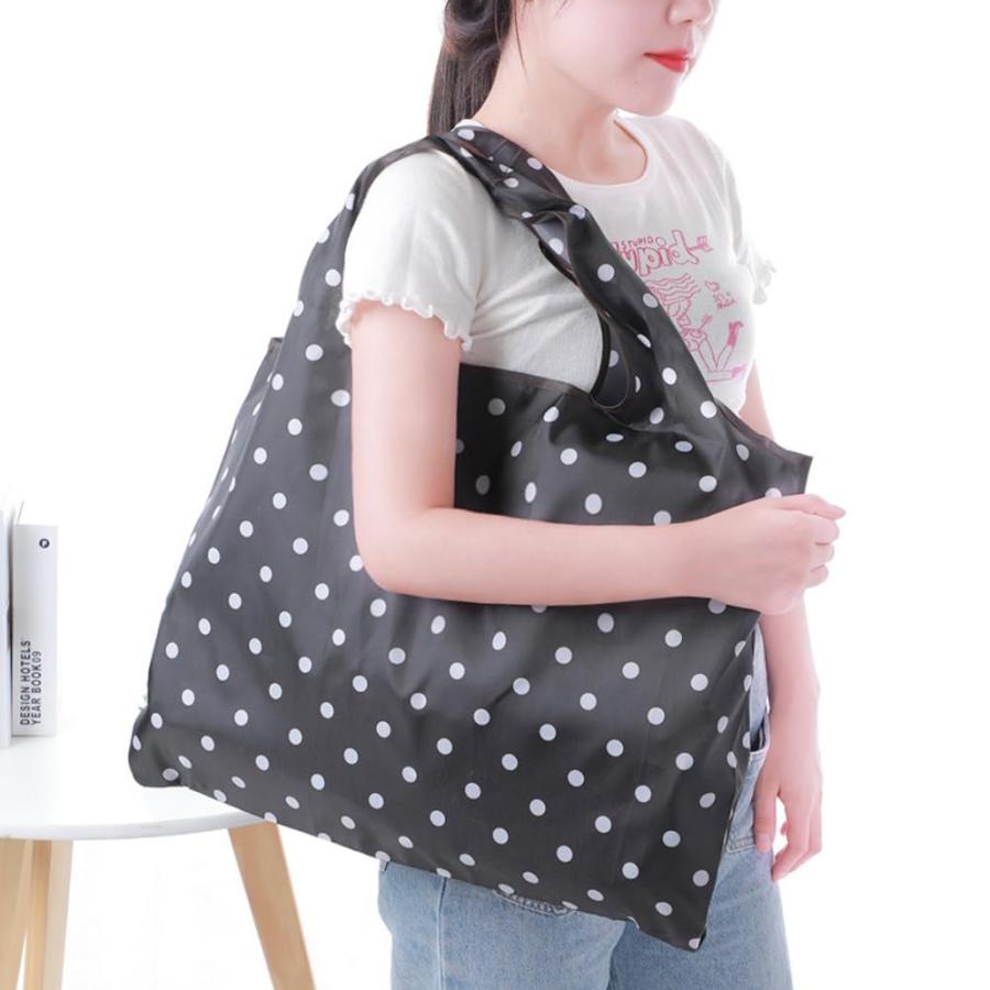 KALOLINNA] 折りたたみ エコバッグ 2個入り 買い物袋 大容量 コンビニ