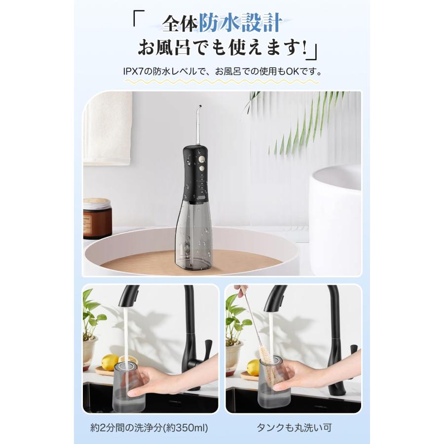 口腔洗浄器 ジェットウォッシャー ウォーターフロス 替えノズル6本 4