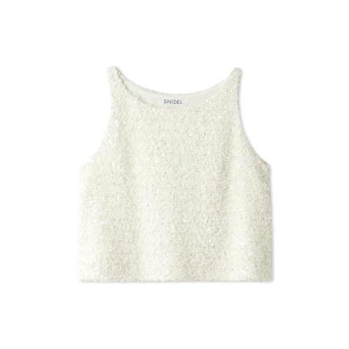 スナイデル] スパンコールタンクトップ SWFB244067 レディース