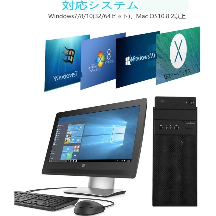 USB 3.0 PCI-E 拡張カード、7ポート (2x USB-C、5x USB-A