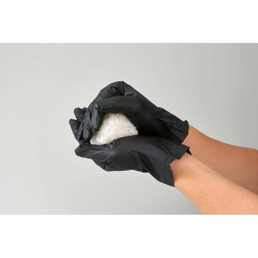 ショーワグローブ　TEMRES アウトドアつかいきりグローブ 100枚入 アウトドア グローブ テムレス  ブラック 防寒インナー付き |  | 05