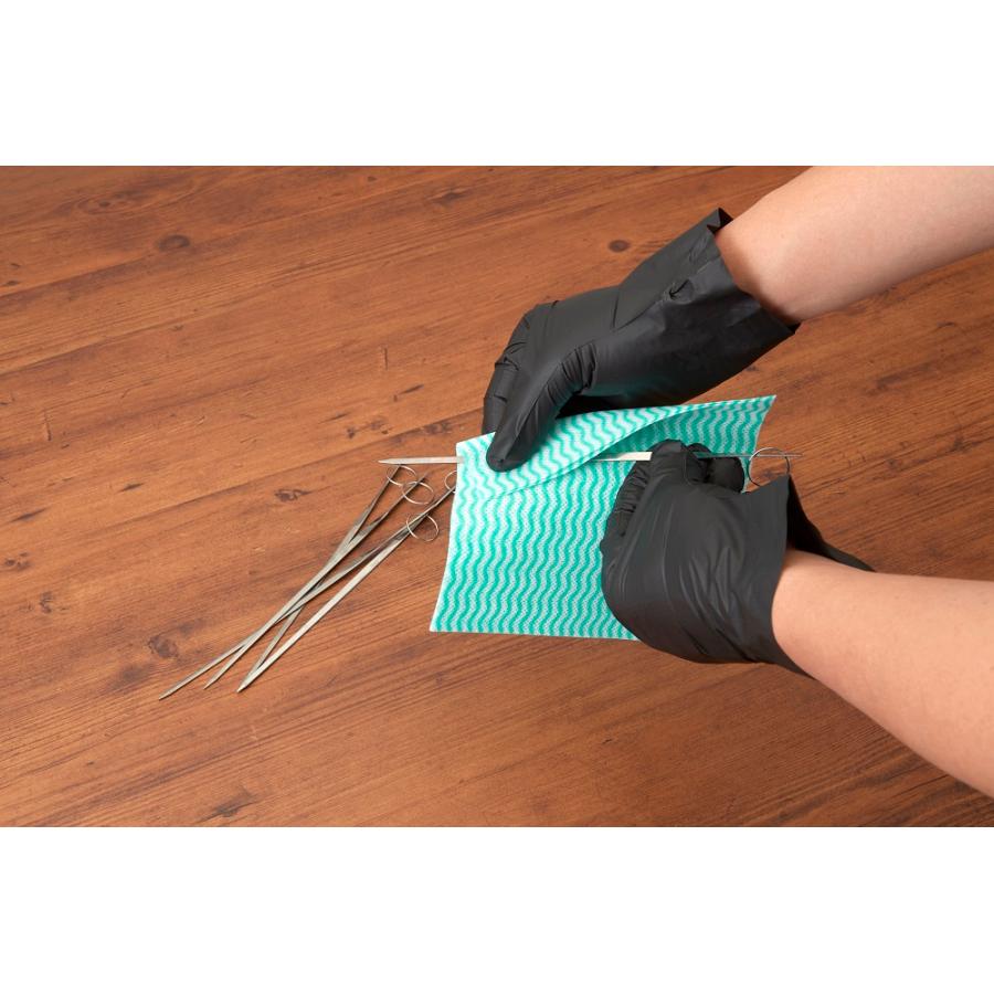 ショーワグローブ　TEMRES アウトドアつかいきりグローブ 100枚入 アウトドア グローブ テムレス  ブラック 防寒インナー付き |  | 07