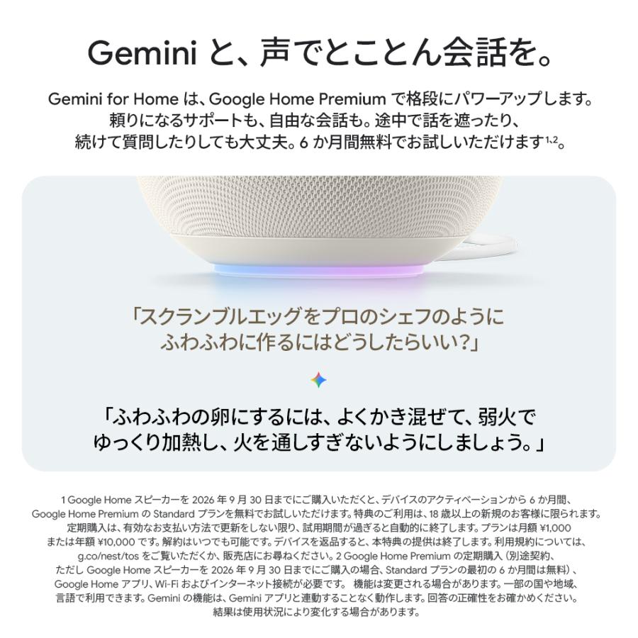 Google（グーグル） Google Home スピーカー Porcelain GA09978-JP
