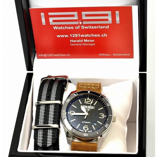 スイス製 高級腕時計 1291 MILITARY SWISS MOUNTAIN TROOPER メンズ