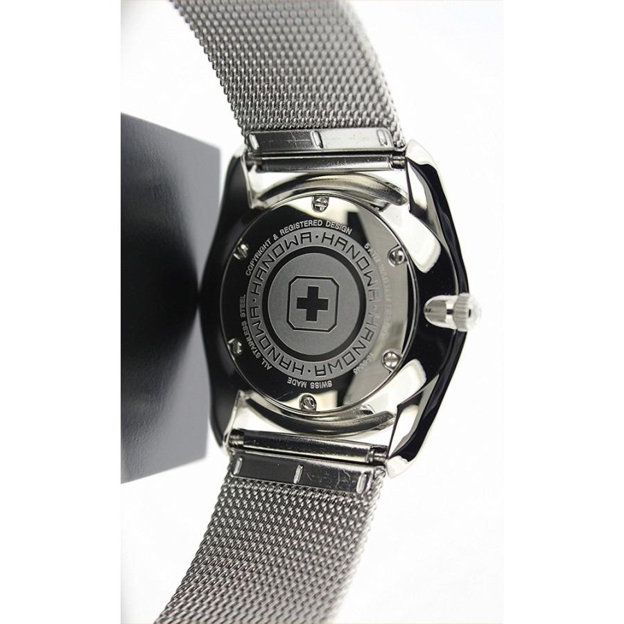 HANOWA ハノワ クォーツ 腕時計 メンズ スイス シンプル ファッション