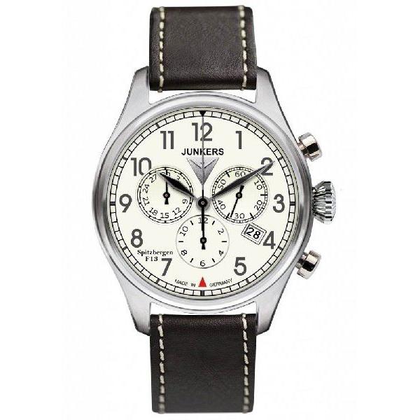 送料無料 ドイツ製ユンカース JUNKERS SPITZBERGEN F13 クロノグラフ6186-5