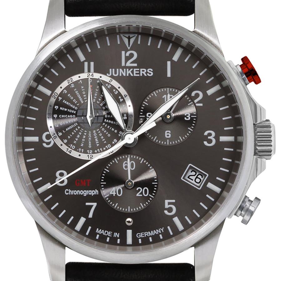 JUNKERS ユンカース 電池式クォーツ 腕時計 メンズ ケース幅:44mm 品番