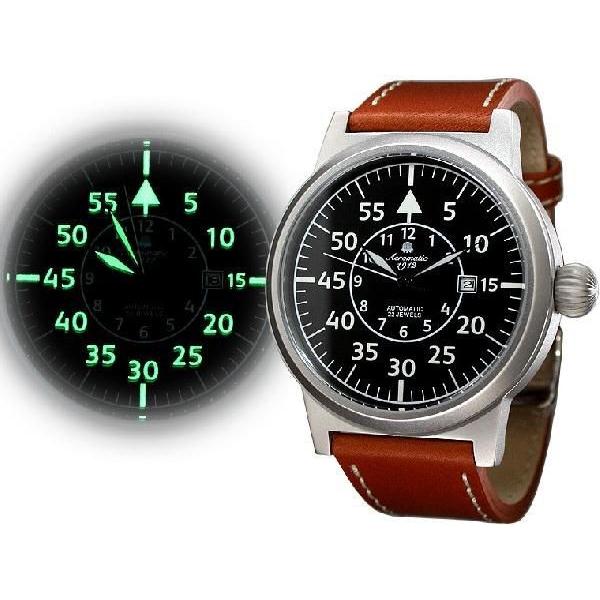 アウトレット商品 訳あり品 エアロマティック Aeromatic1912 エアロマチック ドイツブランド 自動巻 正規代理店 腕時計 A1346｜googoods｜02