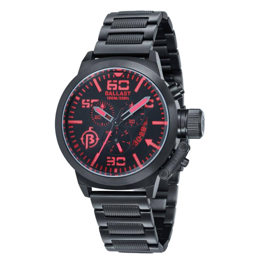 BALLAST バラスト 電池式クォーツ 腕時計 メンズ ケース幅:47mm 品番 