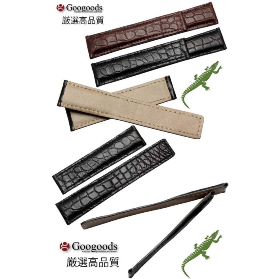 For タグ・ホイヤー ワニレザーベルト 受注生産品 腕時計 交換
