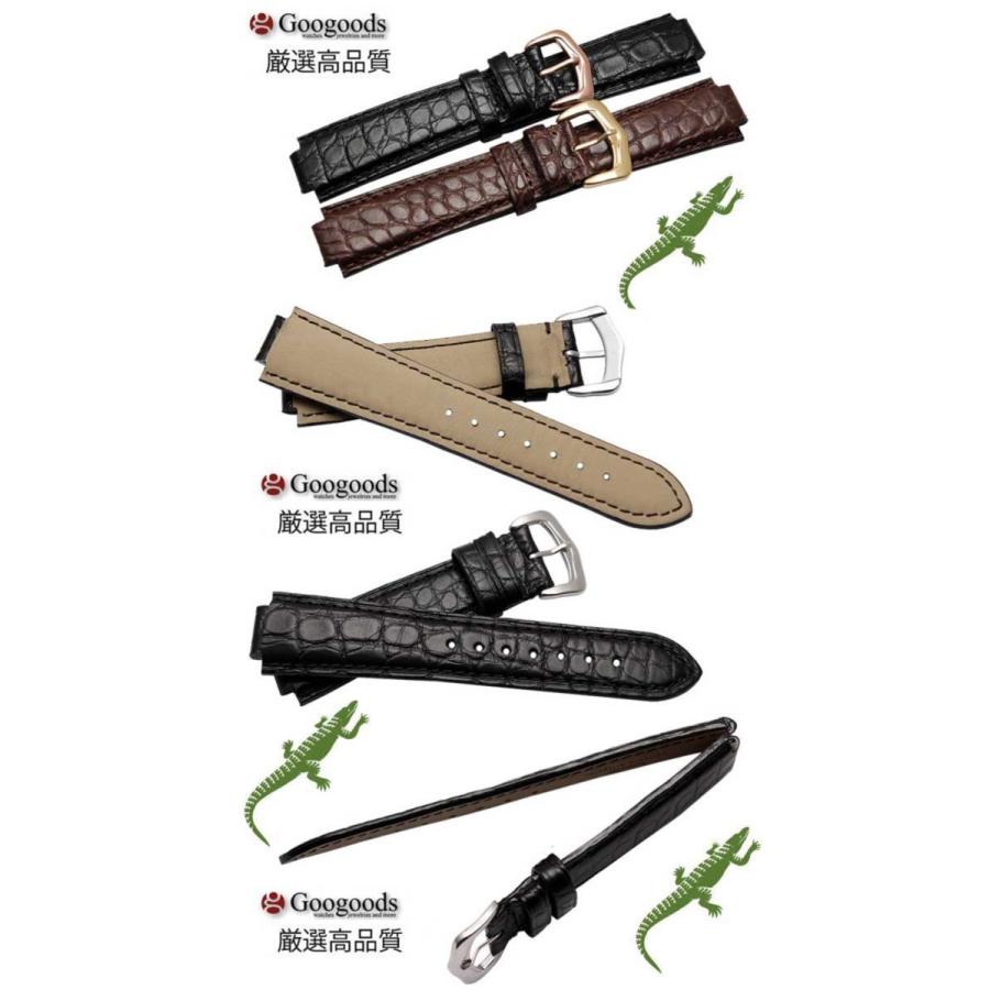 For カルティエ バロンブルー ワニレザーベルト 受注生産品 For カルティエ バロンブルー ワニレザーベルト 受注生産品