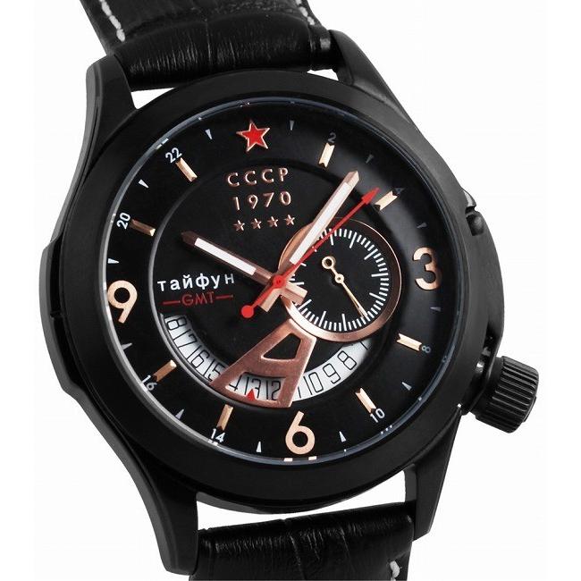 CCCP シーシーシーピー メンズ クォーツ 旧ソ連オマージュ ロシア GMT