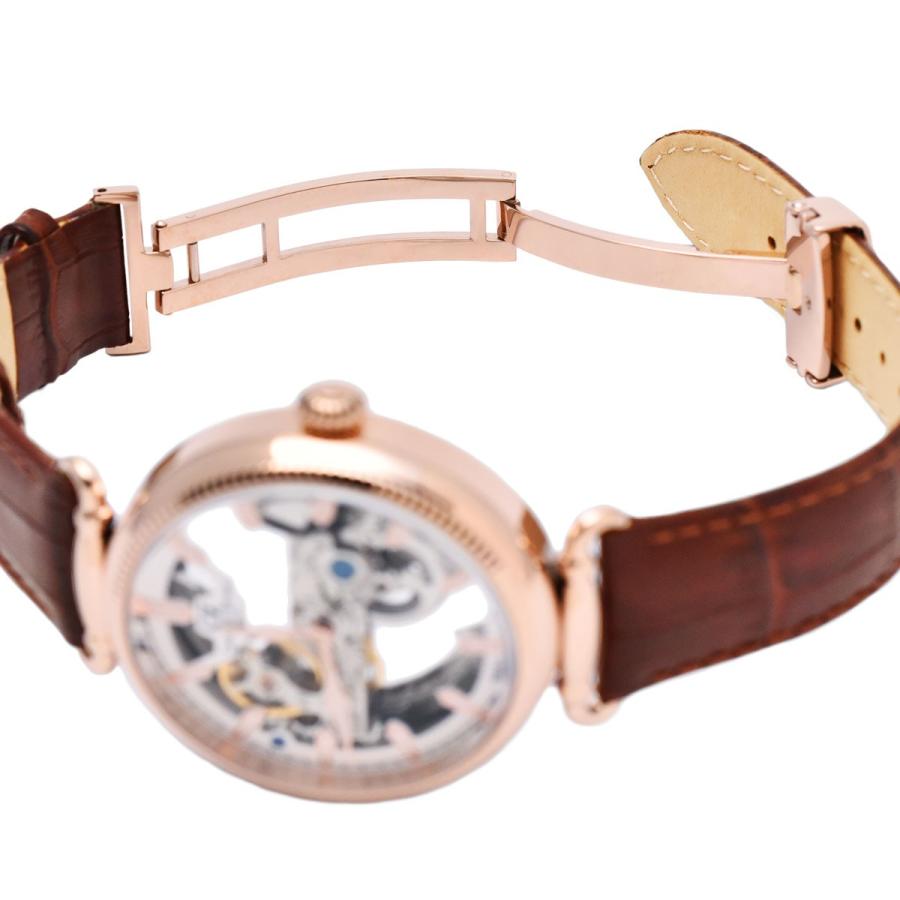 腕時計 メンズ 自動巻 ドイツ製 ドイツ時計 スケルトン Carl von