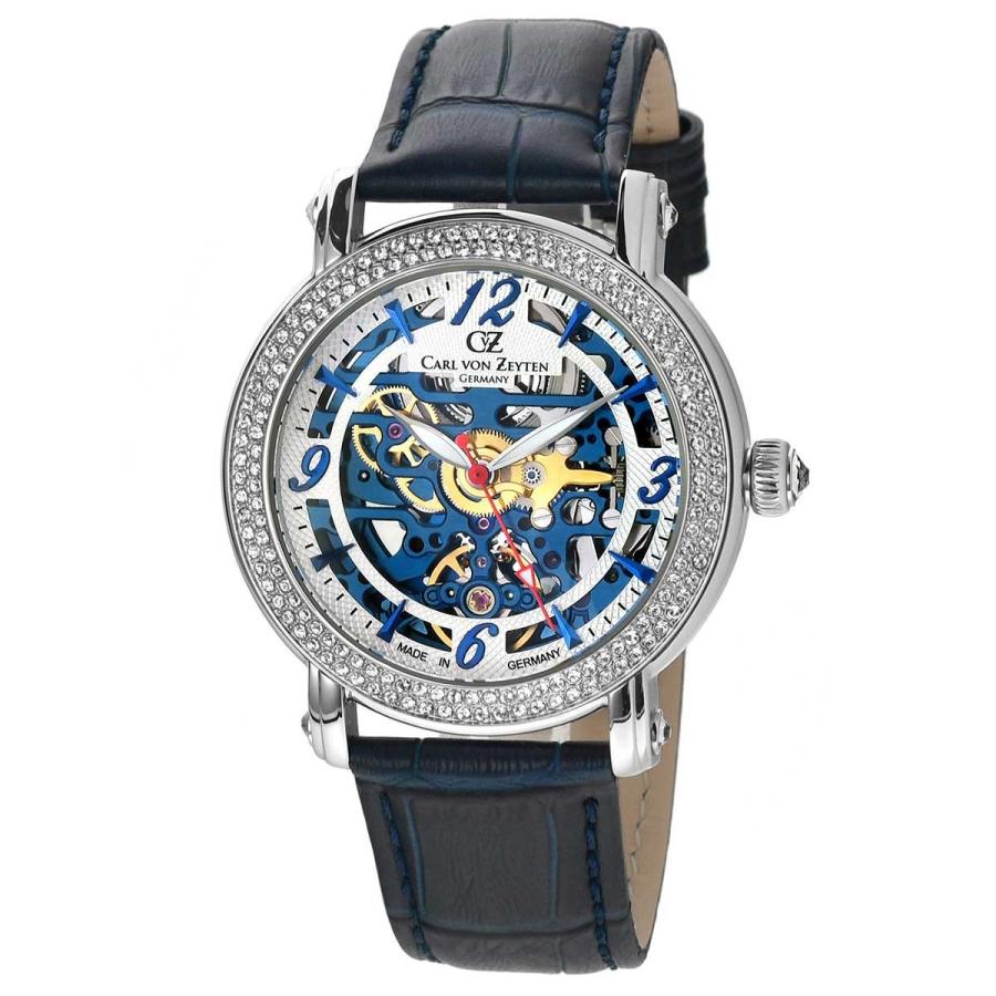 工房直送価格 腕時計 レディース 自動巻 ドイツ製 ドイツ時計 Cvz カール フォン ツォイテン Carlvonzeyten Cvz0061bl 大人気 Skylanceronline Com