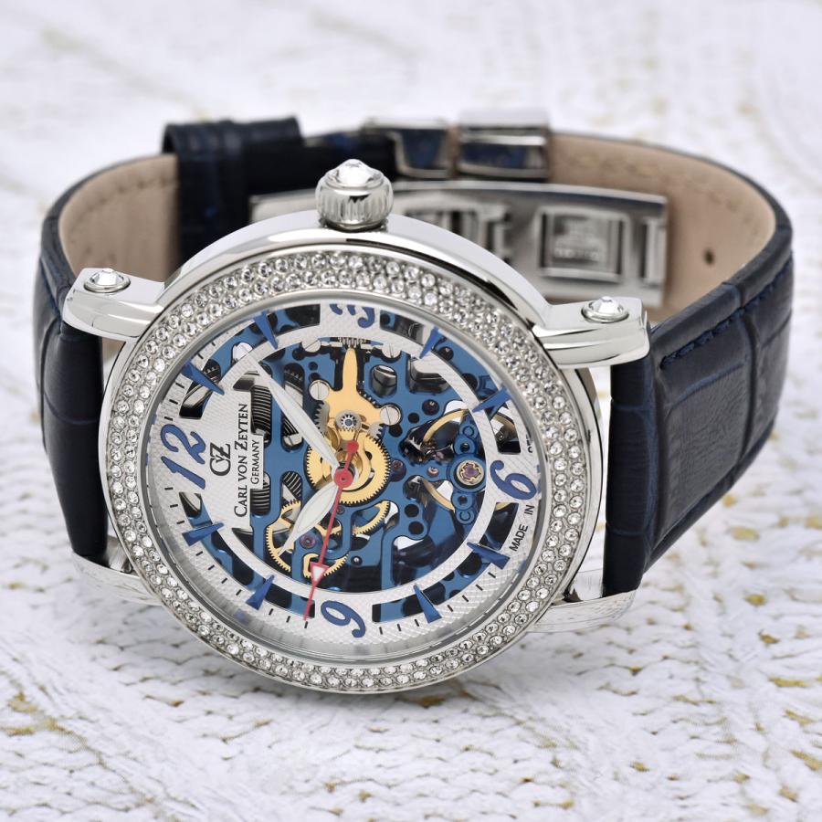 腕時計 レディース 自動巻 ドイツ製 ドイツ時計 CvZ カール・フォン