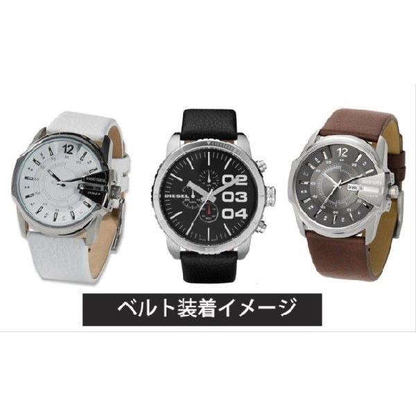 For DIESEL ディーゼル 幅22x24x26x28x30ｍｍ 時計バンド イタリアレザーベルトlb010｜googoods｜06