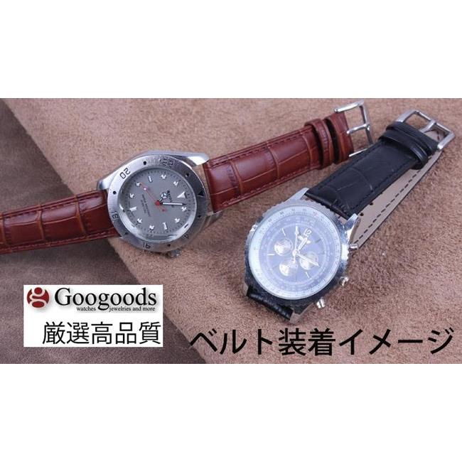 幅18/19/20/21/22mm 時計バンド イタリア高級防水カーフレザーベルト