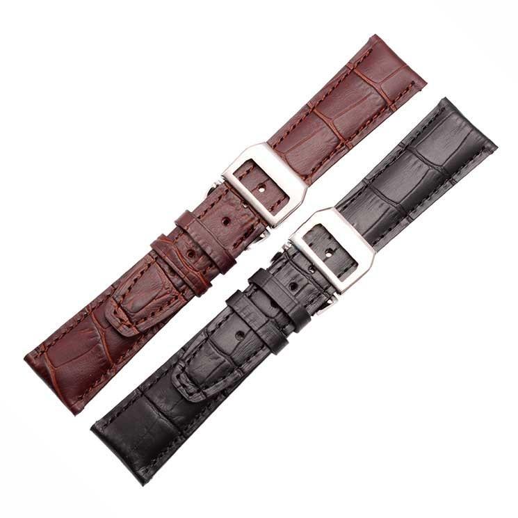 腕時計ベルト ② 20㎜をメインに21㎜や他のも For IWC 幅20/21/22mm 時計バンド レザーベルト LB075A : Googoods