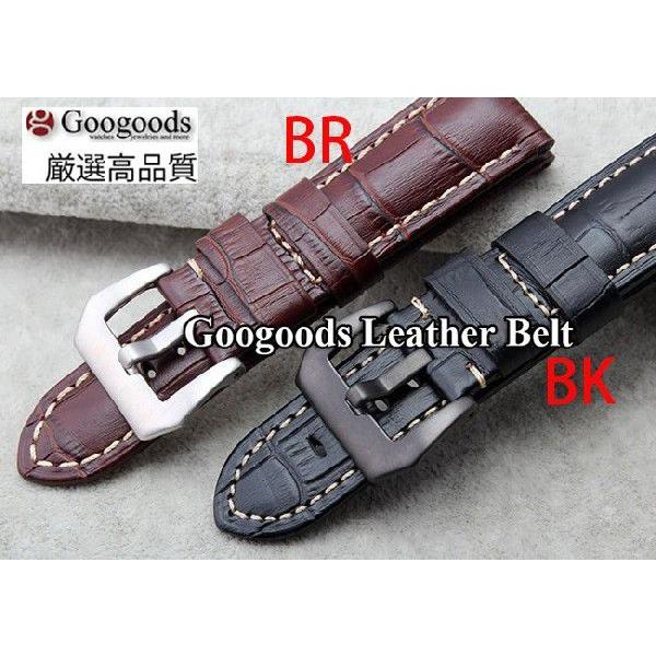 For PANERAI パネライ 幅24mm 時計バンド イタリアハンドメイド