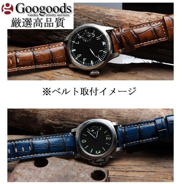 For PANERAI パネライ 汎用 幅24mm 時計バンド イタリア高級本革 For PANERAI パネライ 汎用 幅24mm 時計バンド イタリア高級本革