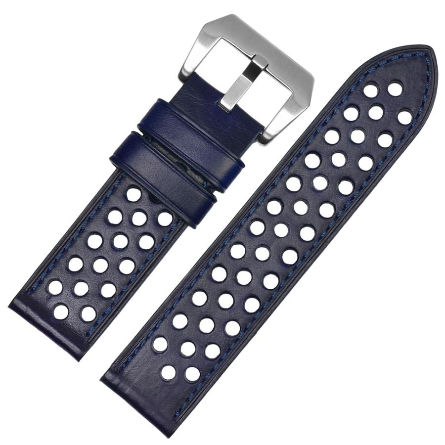 パネライ　レザーベルト For PANERAI パネライ向け 社外品 交換用 腕時計ベルト レザー