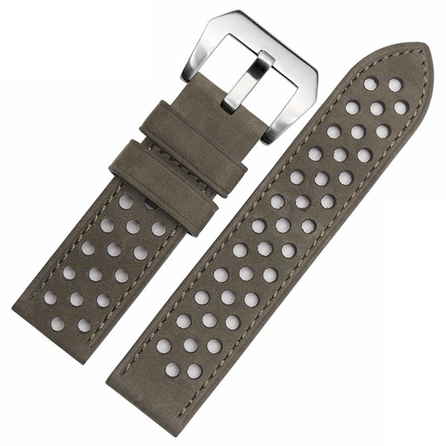For PANERAI パネライ向け 交換用 腕時計ベルト 社外品 レザー