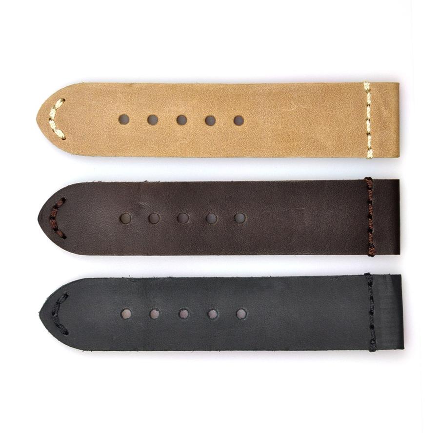 For PANERAI パネライ レザーベルト 時計バンド 汎用品 幅24mm