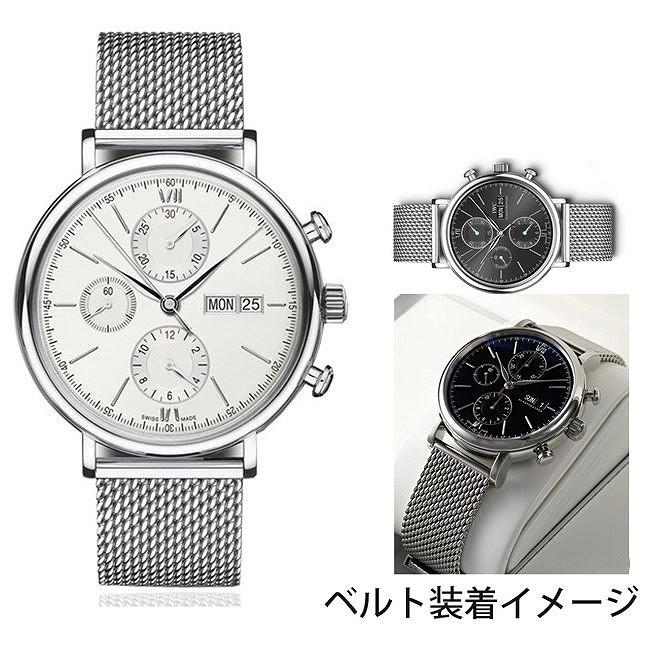 For IWC & 汎用 幅20/22mm 高級メッシュメタル腕時計バンド MSB108