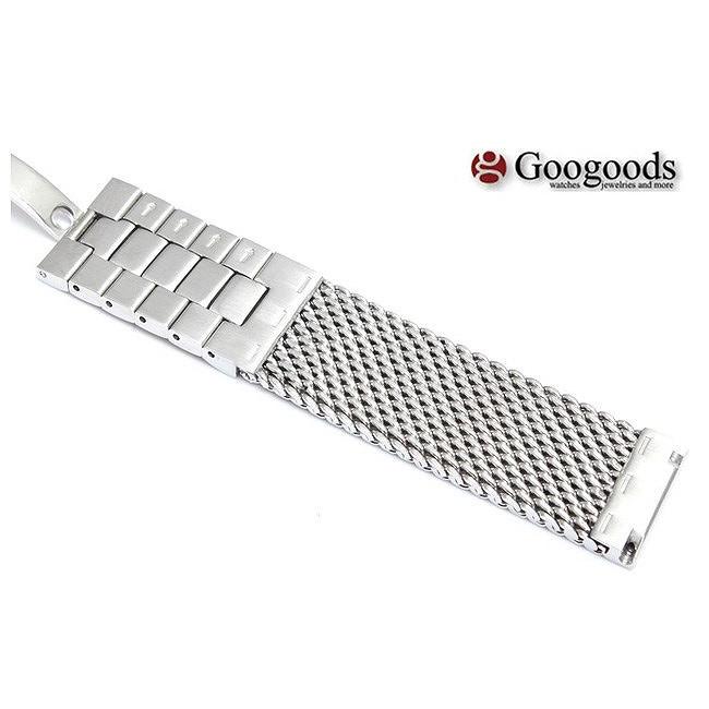 For IWC & 汎用 幅20/22mm 高級メッシュメタル腕時計バンド MSB108