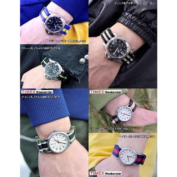 NATOタイプストラップ ナイロンベルト 腕時計用・時計ベルト・時計バンド 全9色20mm |  | 02