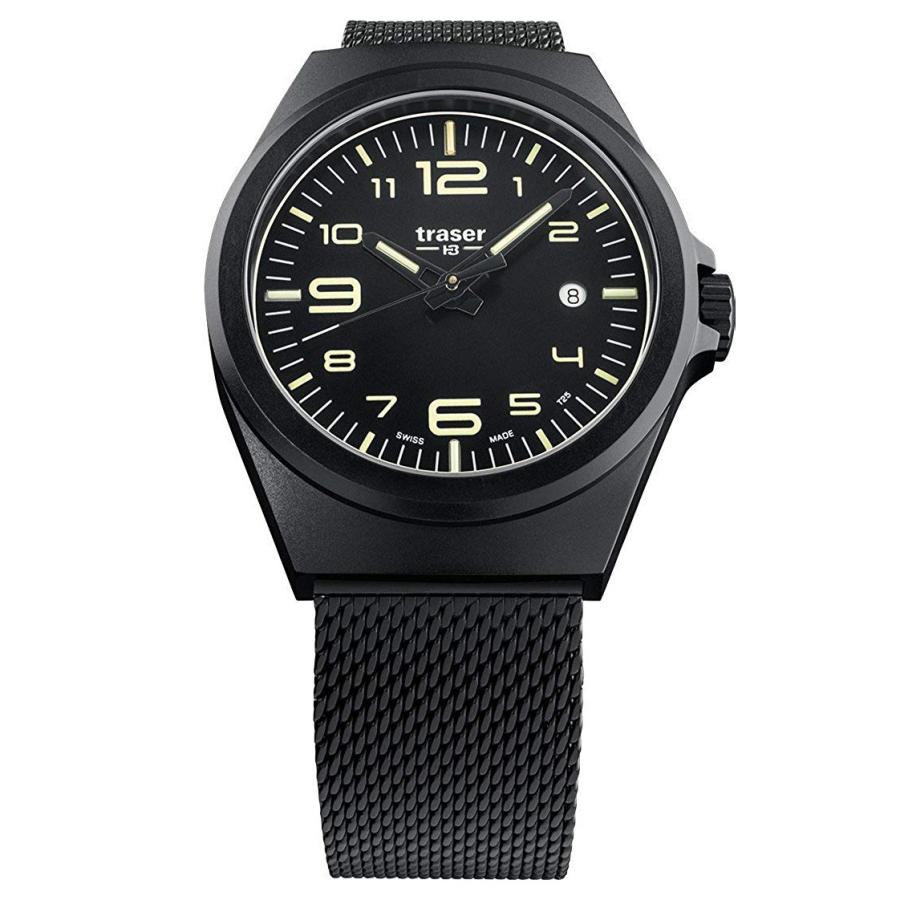 春夏新作 traser トレーサー 電池式クォーツ 腕時計 メンズ ケース幅:42mm 品番:P59-108206 腕時計