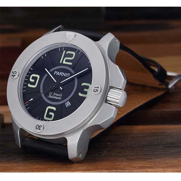 メンズ腕時計 PARNIS パーニス自動巻きカレンダー automatic PA6035