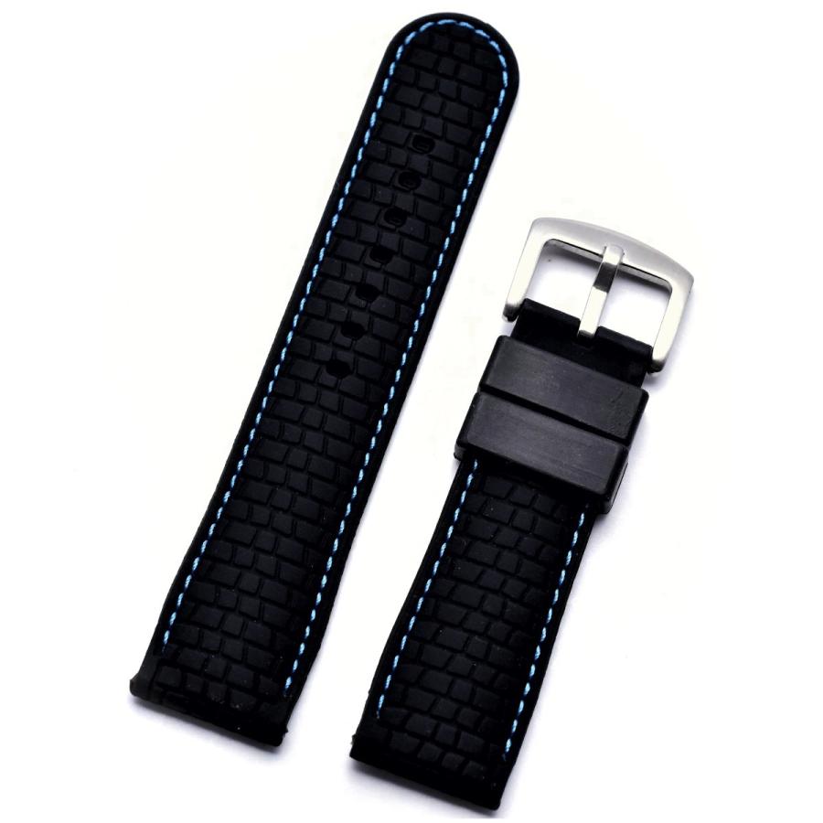パネライ用ラバーベルト 腕時計 交換用ベルト ラバーバンド 社外品 For Timex