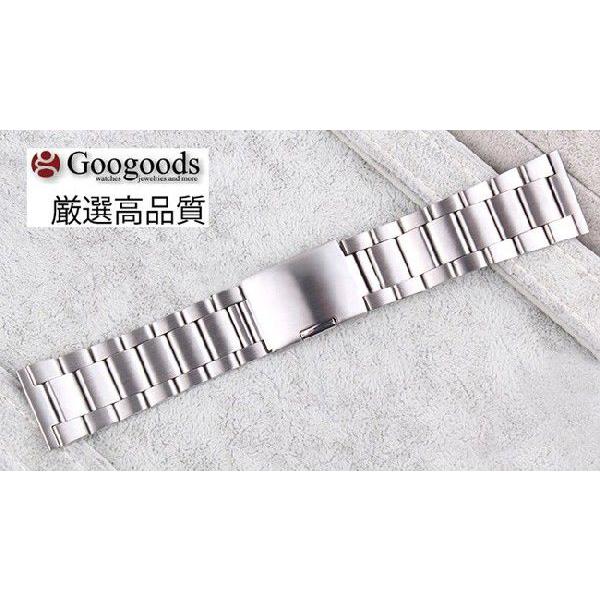 腕時計交換用ストラップ 社外品 汎用 ステンレスベルトSB263 取付幅24