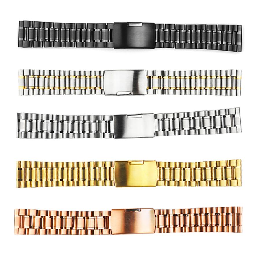 For SEIKO セイコー ステンレスベルト 時計バンド 汎用品 幅18mm/20mm
