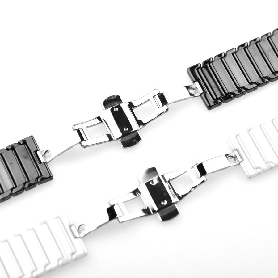交換用 腕時計ベルト セラミックベルト 社外品 幅16mm/18mm/20mm/22mm