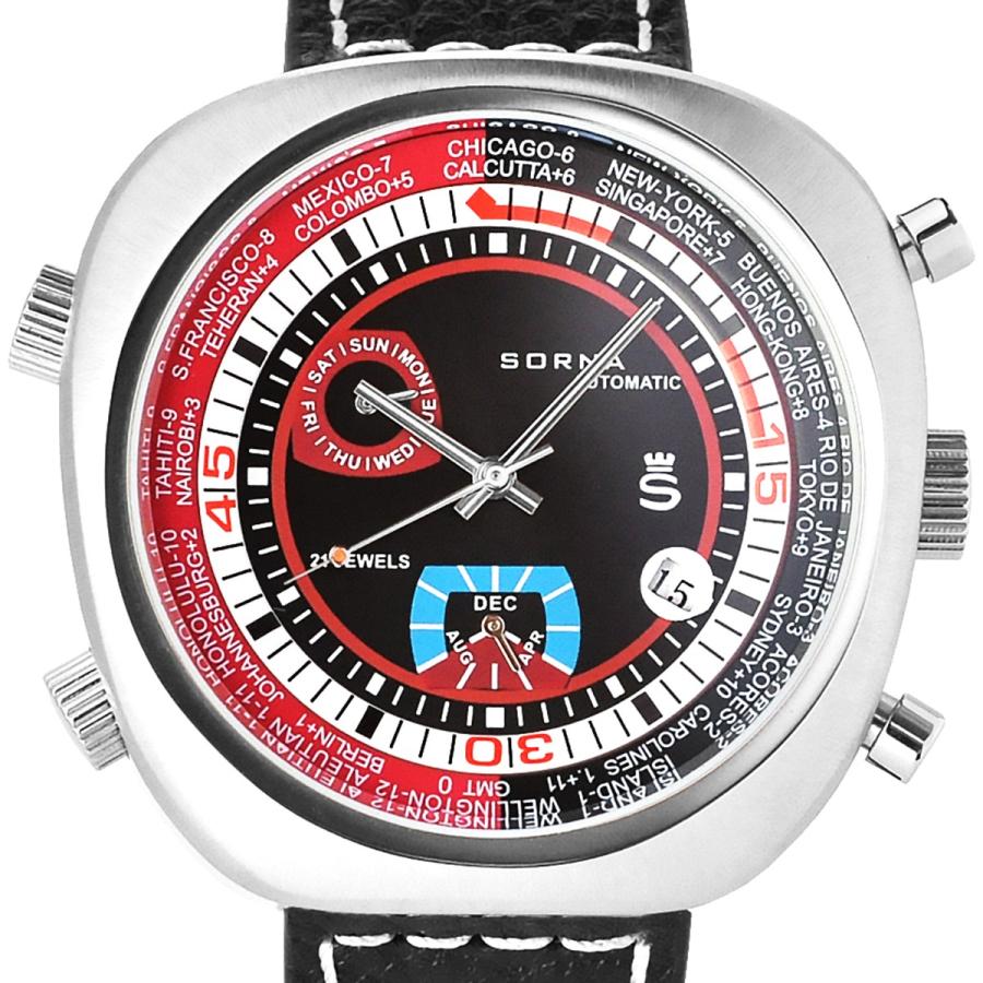 ソルナ 手巻き機械式腕時計 分測針付き | nalans.com