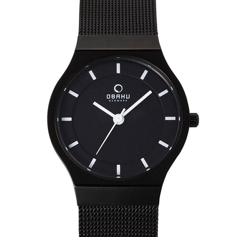 メンズ 腕時計 デンマークブランド クォーツ OBAKU オバック V123LBBMB 