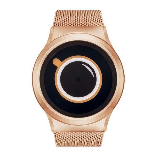 腕時計 メンズ レディース おしゃれ カラフル オレンジ ZEROO ゼロ COFFEE TIME コーヒータイム W03009B05SM05｜googoods｜02